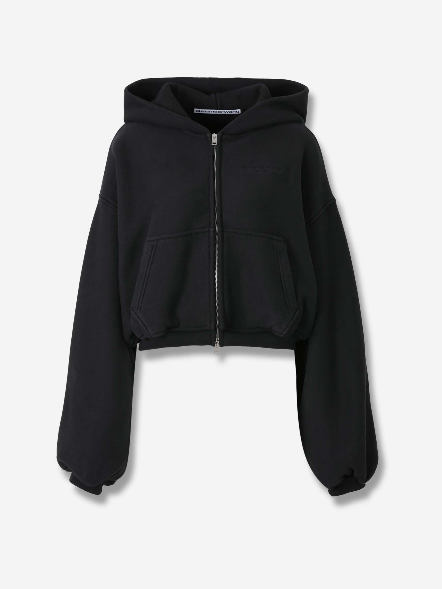 Alexander Wang Mujer Barcelona Sudadera Capucha Cremallera color Negro sku 715-000204 01 - Foto 1