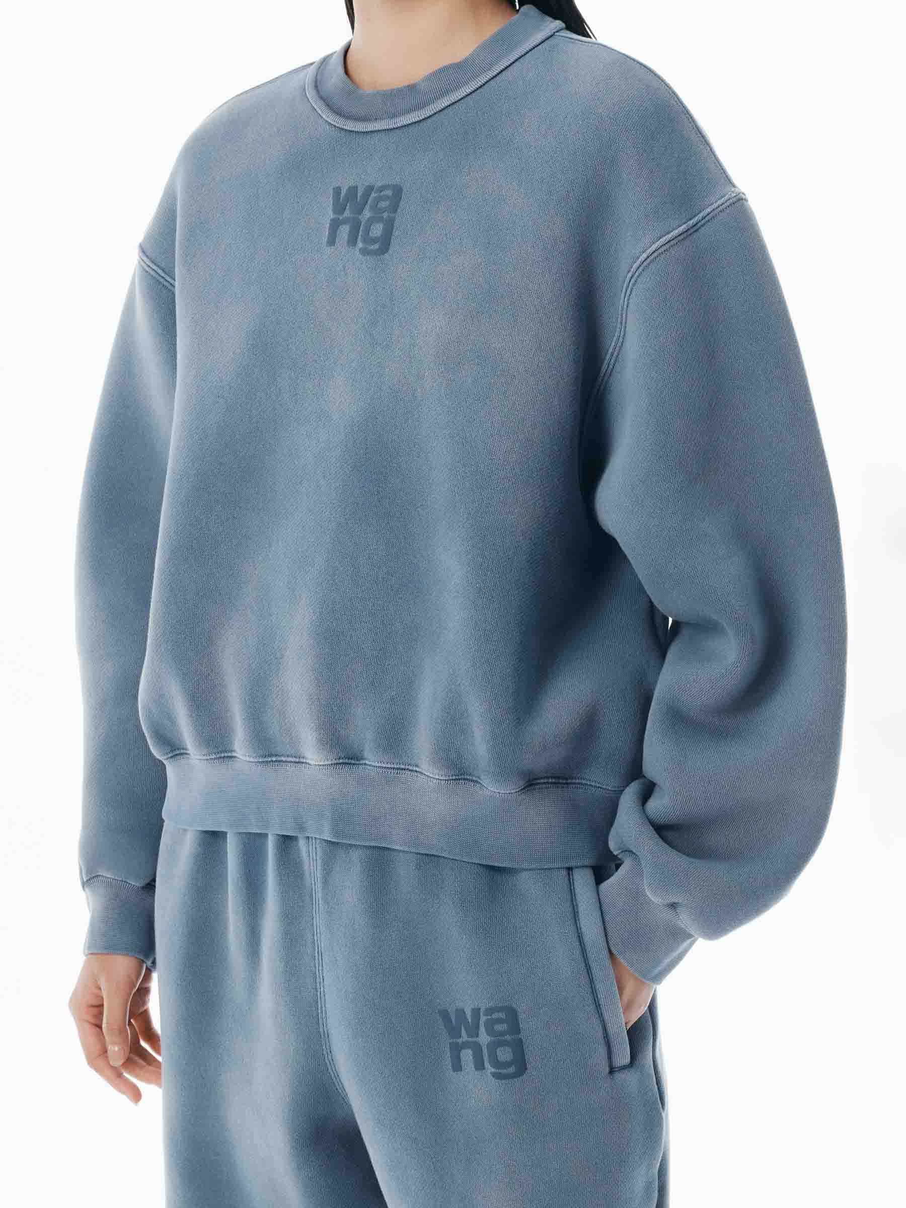 Alexander Wang Mujer Barcelona Sudadera Estampado Lavado color Azul sku 715-000205 01 - Foto 2