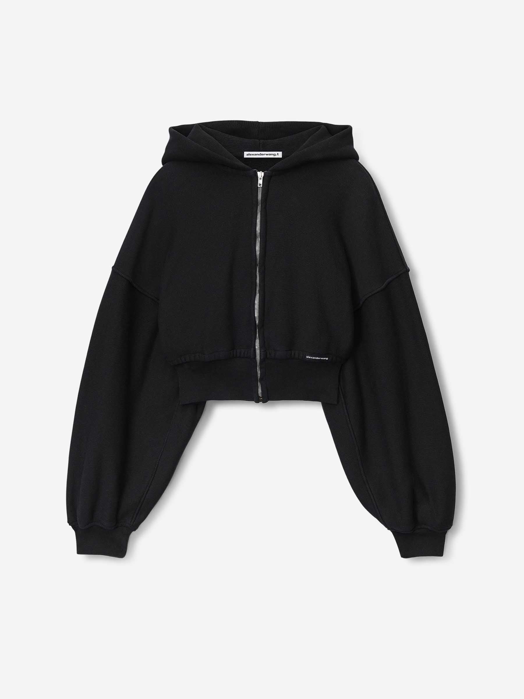 Alexander Wang Mujer Barcelona Sudadera Capucha Cremallera color Negro sku 715-000206 01 - Foto 1