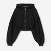 Alexander Wang Mujer Barcelona Sudadera Capucha Cremallera color Negro sku 715-000206 01 - Foto 1