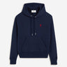 Ami Paris Mujer Barcelona Sudadera Capucha color Azul Marino sku 715-000209 01 - Foto 1