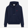 Ami Paris Mujer Barcelona Sudadera Capucha color Azul Marino sku 715-000209 01 - Foto 1