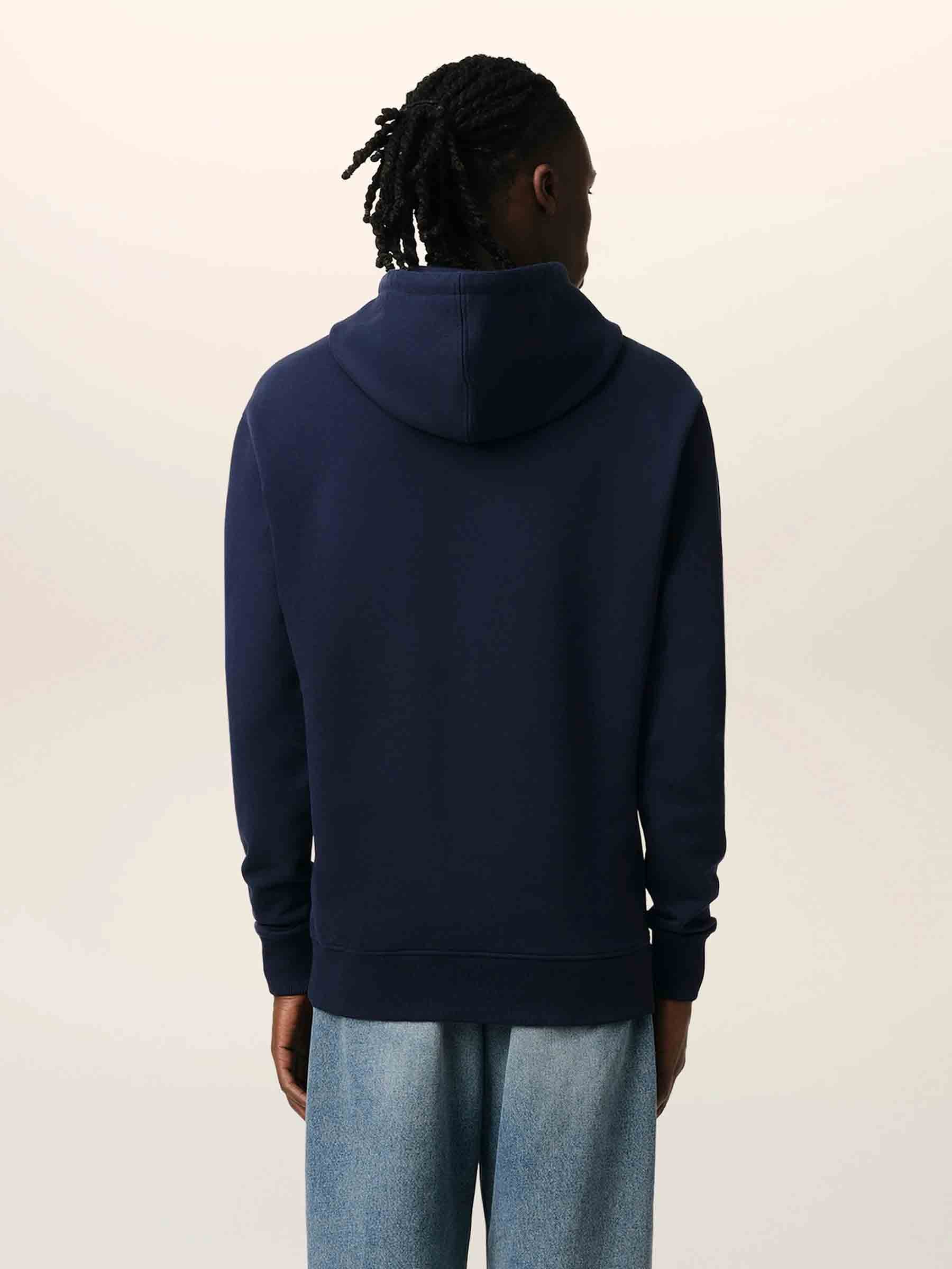 Ami Paris Mujer Barcelona Sudadera Capucha color Azul Marino sku 715-000209 01 - Foto 2
