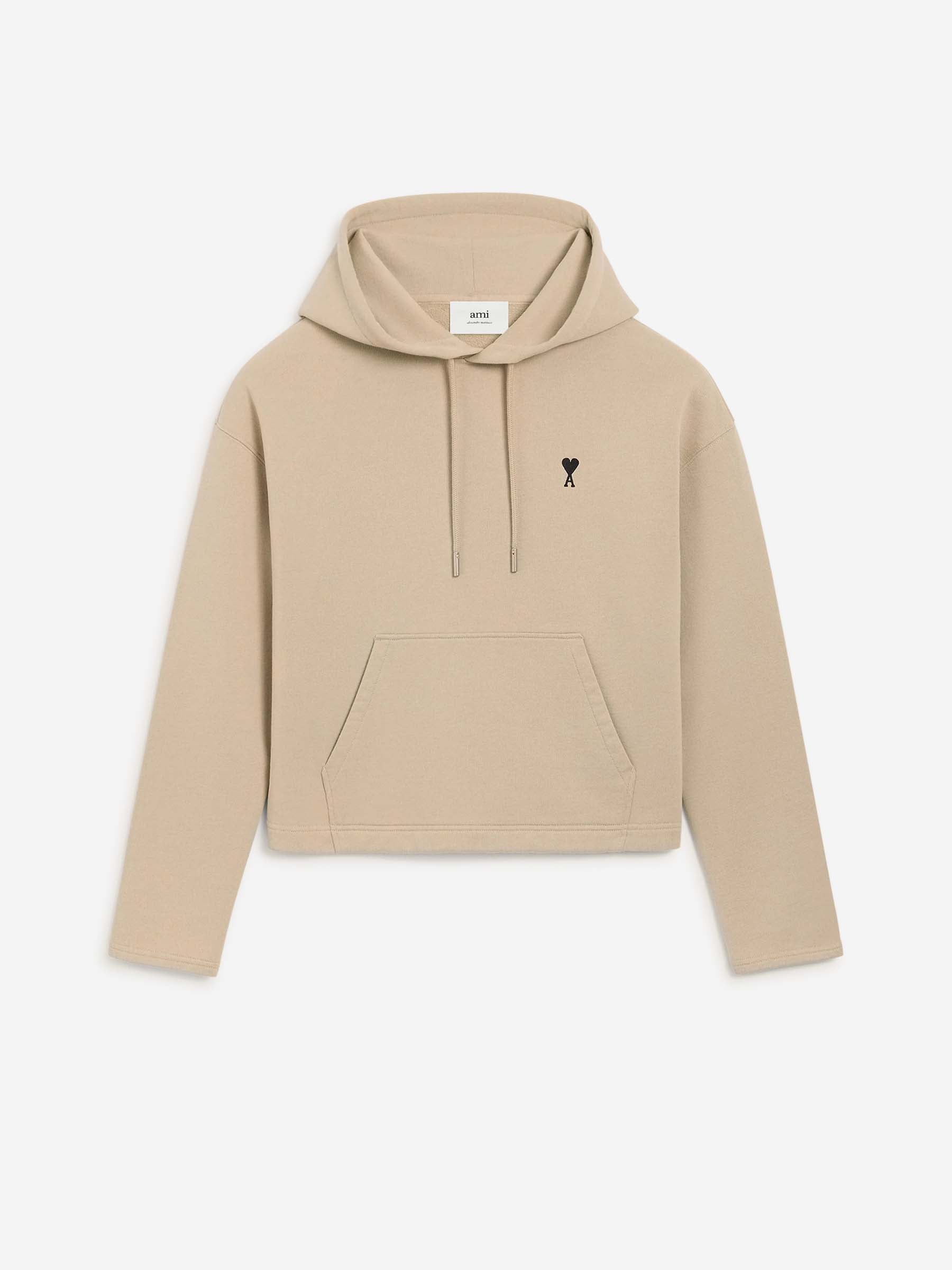 Ami Paris Mujer Barcelona Sudadera Capucha Logo color Beige sku 715-000211 02 - Foto 1