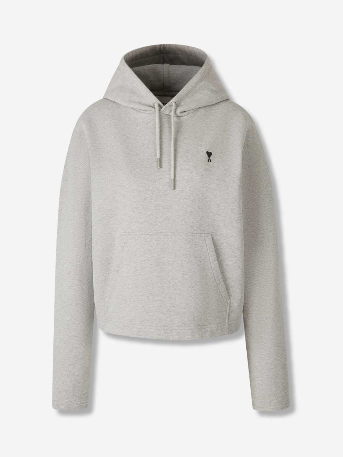 Ami Paris Mujer Barcelona Sudadera Capucha Logo color Gris sku 715-000211 03 - Foto 1