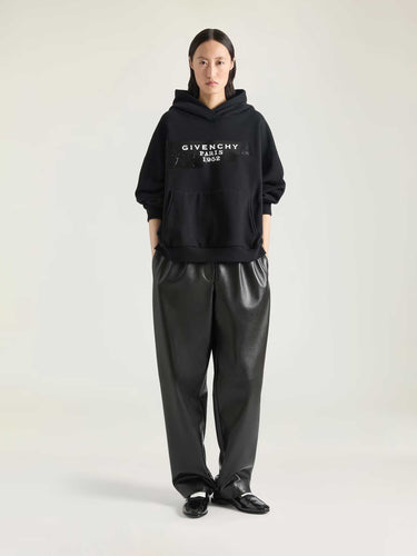 Givenchy Mujer Barcelona Sudadera Capucha Logo color Negro sku 715-000212 01 - Foto 2