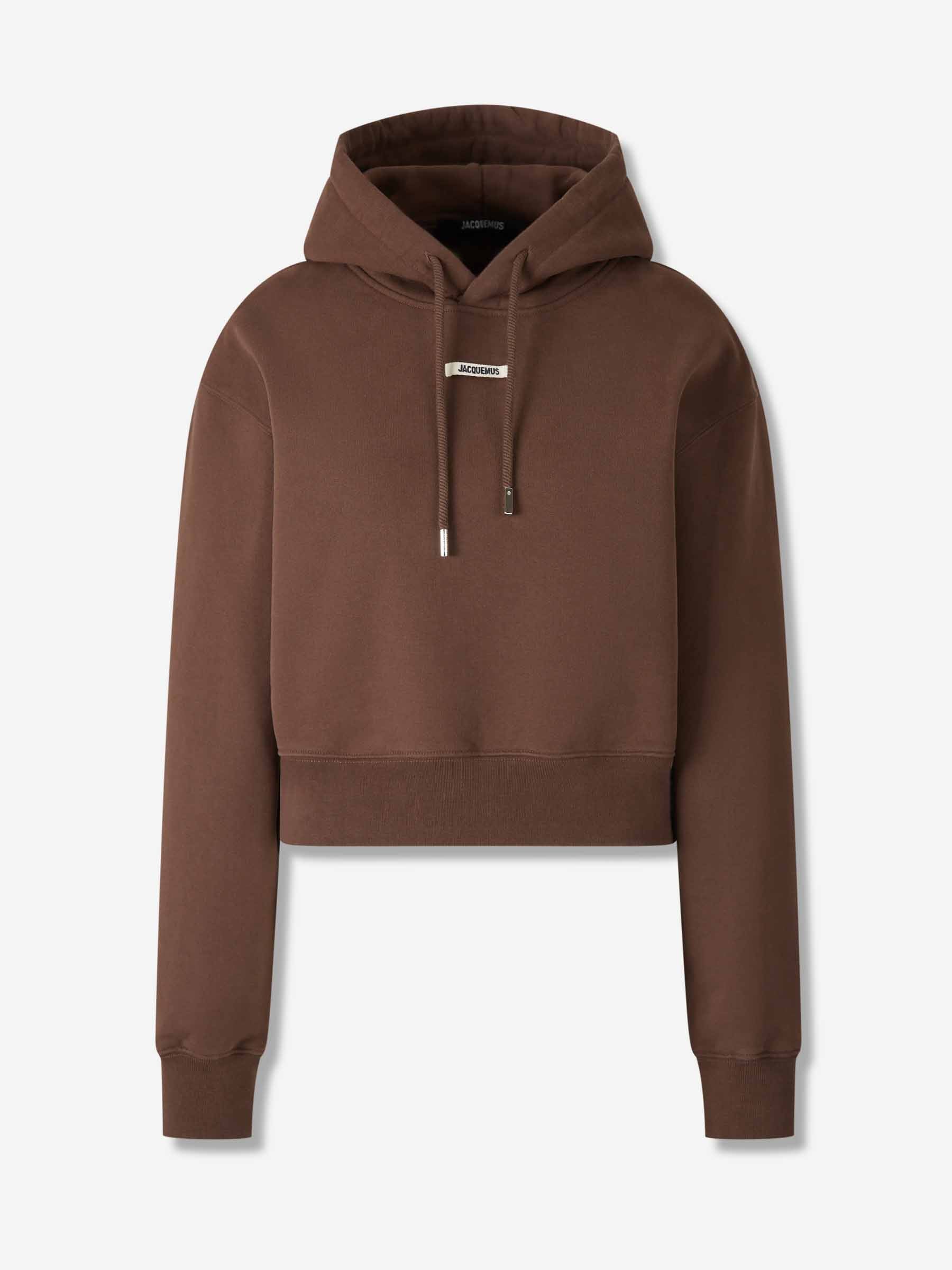 Jacquemus Mujer Barcelona Sudadera con Capucha color Marrón Oscuro sku 715-000214 02 - Foto 1
