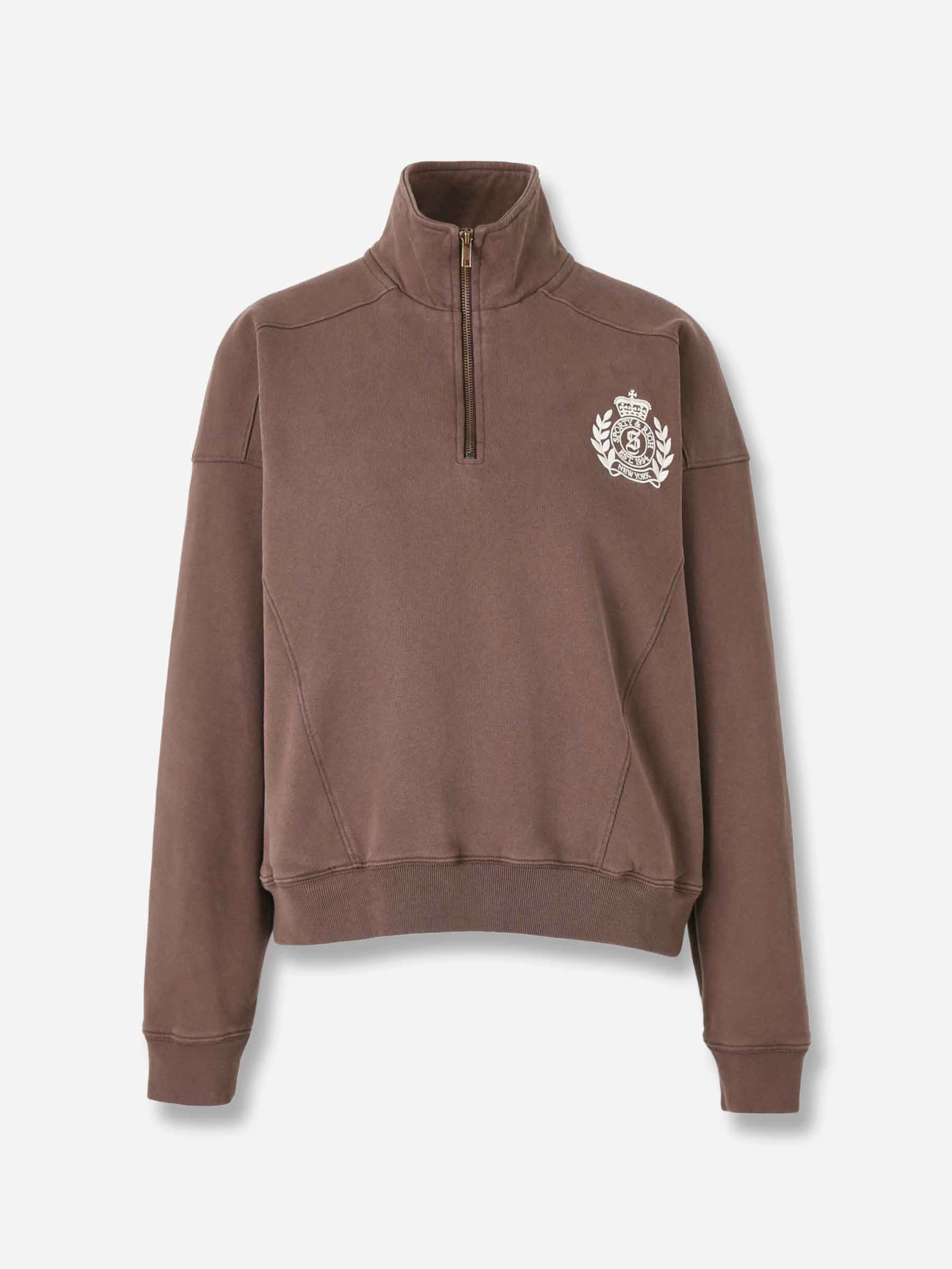 Sporty&Rich Mujer Barcelona Sudadera Cuello Alto color Marrón sku 715-000216 01 - Foto 1