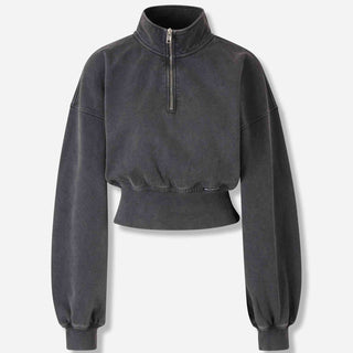 Alexander Wang Mujer Barcelona Sudadera Cuello Alto color Negro sku 715-000221 01 - Foto 1