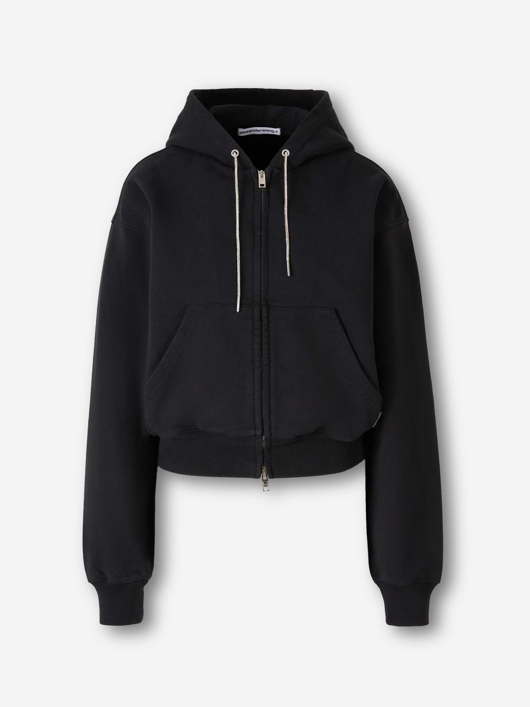 Alexander Wang Mujer Barcelona Sudadera Capucha Cremallera color Negro sku 715-000222 01 - Foto 1