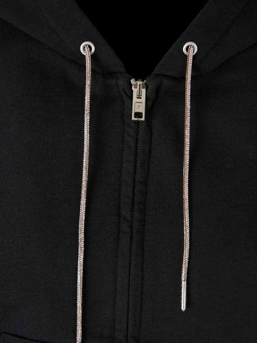 Alexander Wang Mujer Barcelona Sudadera Capucha Cremallera color Negro sku 715-000222 01 - Foto 3