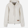 Moncler Mujer Barcelona Sudadera Capucha Cremallera color Marfil sku 715-000225 01 - Foto 1