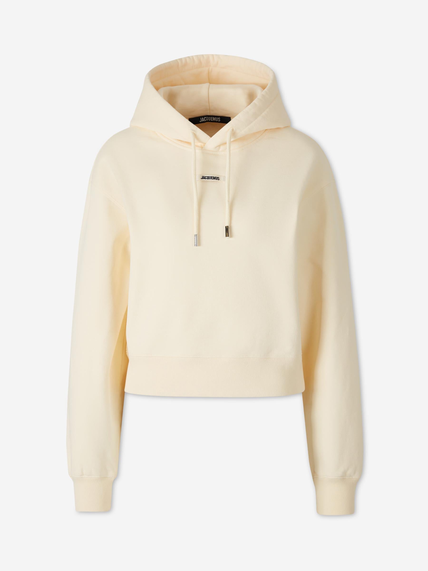 Jacquemus Mujer Barcelona Sudadera Capucha Algodón color Beige sku 715-000230 01 - Foto 1