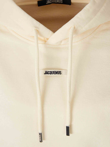 Jacquemus Mujer Barcelona Sudadera Capucha Algodón color Beige sku 715-000230 01 - Foto 3