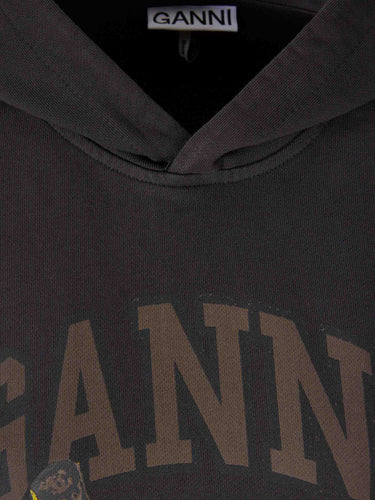 Ganni Mujer Barcelona Sudadera Cuello Redondo color Negro sku 715-000232 01 - Foto 3