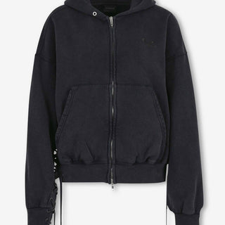 Balenciaga Mujer Barcelona Sudadera Capucha Cremallera color Negro sku 715-000233 01 - Foto 1