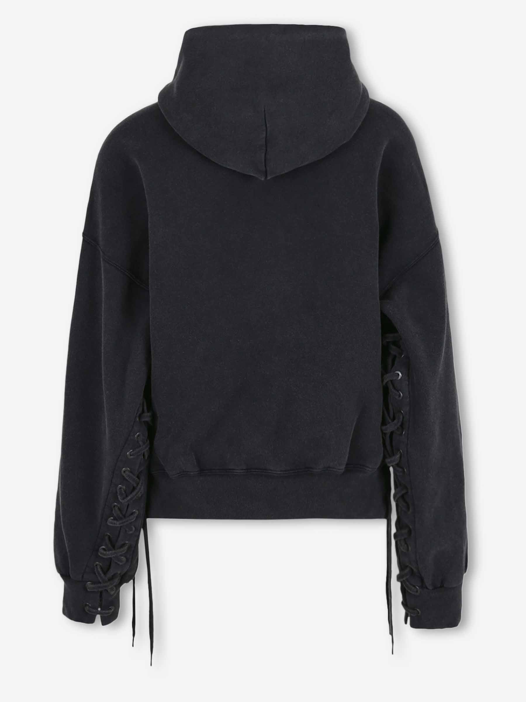 Balenciaga Mujer Barcelona Sudadera Capucha Cremallera color Negro sku 715-000233 01 - Foto 2