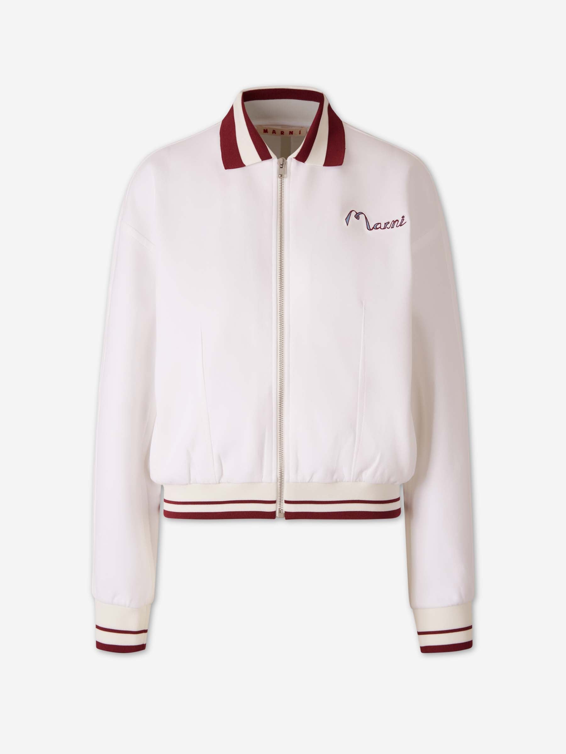 Marni Mujer Barcelona Sudadera Cremallera Algodón color Blanco sku 715-000234 01 - Foto 1