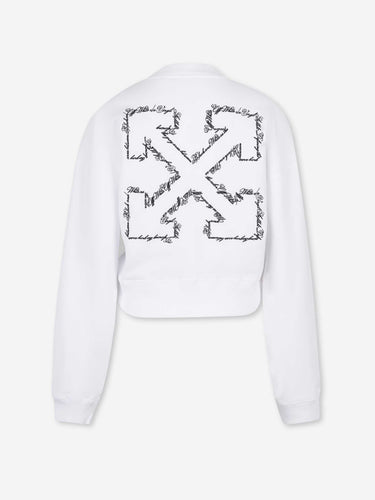 Off-White Mujer Barcelona Sudadera Cuello Redondo color Blanco sku 715-000243 01 - Foto 2