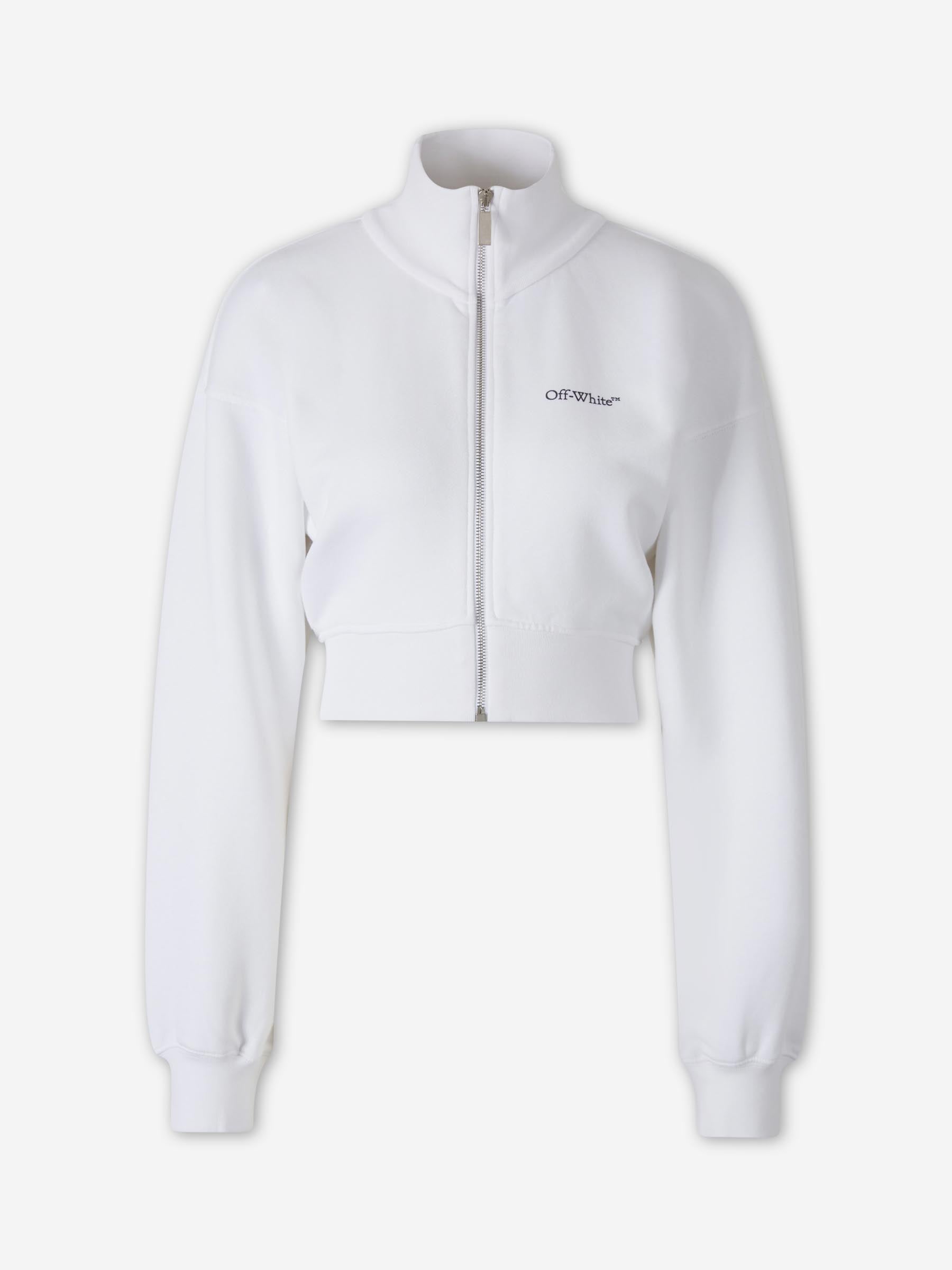 Off-White Mujer Barcelona Sudadera Cremallera Cropped color Blanco sku 715-000245 01 - Foto 1