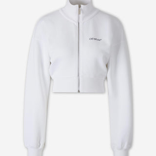 Off-White Mujer Barcelona Sudadera Cremallera Cropped color Blanco sku 715-000245 01 - Foto 1