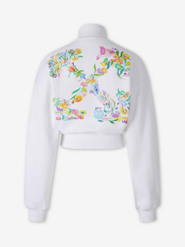 Off-White Mujer Barcelona Sudadera Cremallera Cropped color Blanco sku 715-000245 01 - Foto 2