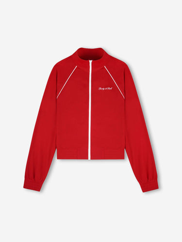 Sporty & Rich Mujer Barcelona Chaqueta Técnica Logo color Rojo sku 715-000250 01 - Foto 1