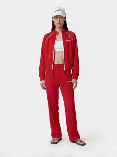Sporty & Rich Mujer Barcelona Chaqueta Técnica Logo color Rojo sku 715-000250 01 - Foto 2