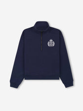 Sporty & Rich Mujer Barcelona Sudadera NY Crest color Azul Marino sku 715-000252 01 - Foto 1
