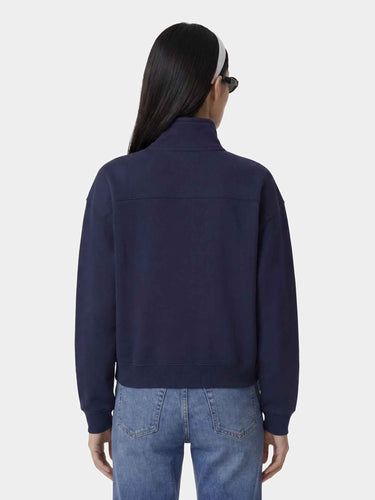 Sporty & Rich Mujer Barcelona Sudadera NY Crest color Azul Marino sku 715-000252 01 - Foto 4