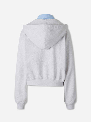 Alexander Wang Mujer Barcelona Sudadera Cropped Camisa color Gris Claro sku 715-000254 01 - Foto 2