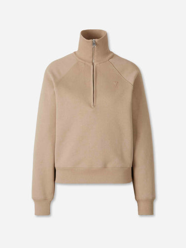 Ami Paris Mujer Barcelona Sudadera Cuello Alto color Camel sku 715-000256 01 - Foto 1