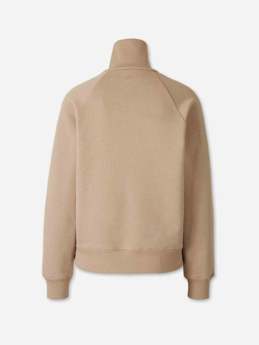 Ami Paris Mujer Barcelona Sudadera Cuello Alto color Camel sku 715-000256 01 - Foto 2