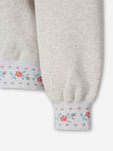 Chloé Mujer Barcelona Sudadera Logo Bordado color Gris sku 715-000258 01 - Foto 4