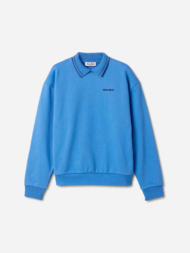 Miu Miu Mujer Barcelona Sudadera Cuello Camisero color Azul sku 715-000262 01 - Foto 1