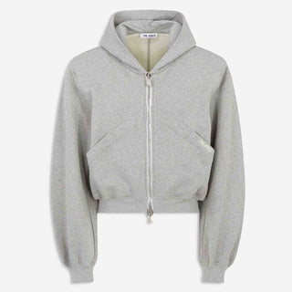 The Attico Mujer Barcelona Sudadera Capucha Cremallera color Gris Claro sku 715-000265 01 - Foto 1