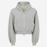 The Attico Mujer Barcelona Sudadera Capucha Cremallera color Gris Claro sku 715-000265 01 - Foto 1
