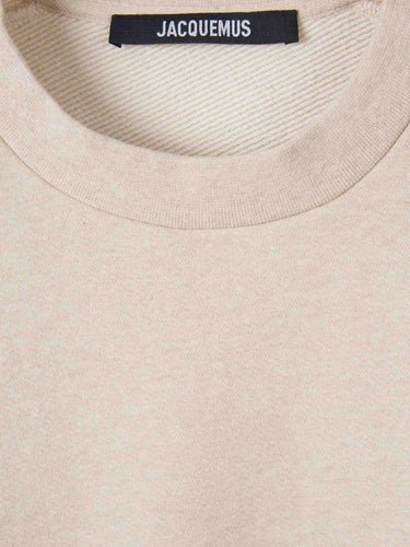 Jacquemus Mujer Barcelona Sudadera Algodón Corso color Beige sku 715-000267 01 - Foto 3