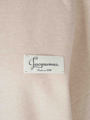 Jacquemus Mujer Barcelona Sudadera Algodón Corso color Beige sku 715-000267 01 - Foto 4