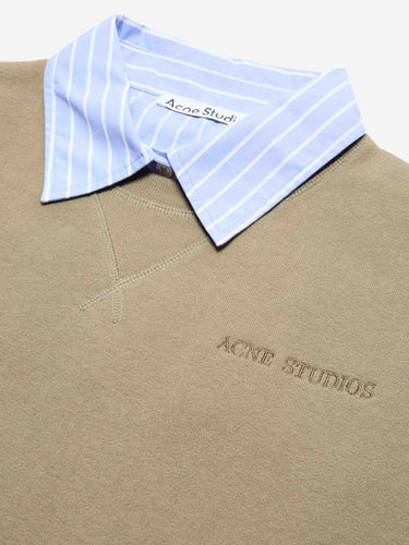 Acne Studios Mujer Barcelona Sudadera Capas Logo color Camel sku 715-000269 01 - Foto 5