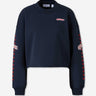 Off-White Mujer Barcelona Sudadera Cropped Estrellas color Azul Marino sku 715-000273 01 - Foto 1