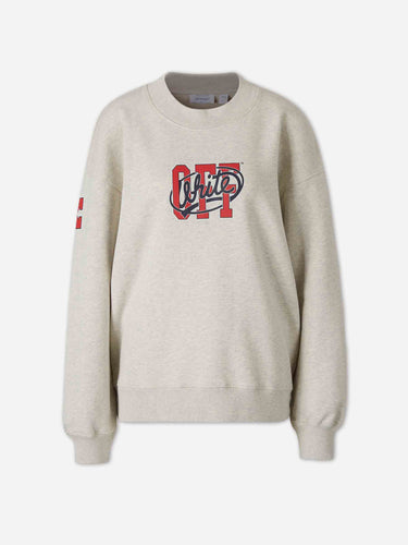 Off-White Mujer Barcelona Sudadera Cuello Redondo color Gris Claro sku 715-000274 01 - Foto 1