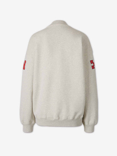Off-White Mujer Barcelona Sudadera Cuello Redondo color Gris Claro sku 715-000274 01 - Foto 2