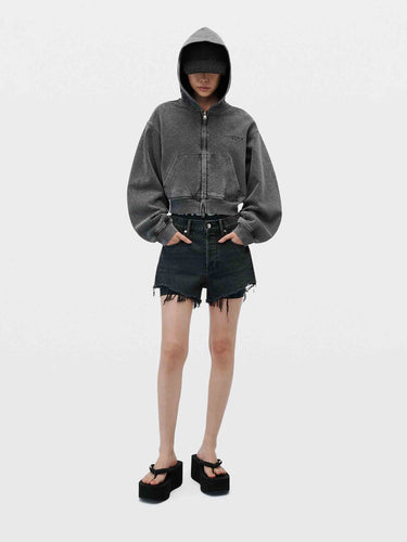 Alexander Wang Mujer Barcelona Sudadera Crystal Hotfix color Gris Antracita sku 715-000276 01 - Foto 2