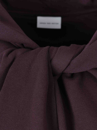 Dries Van Noten Mujer Barcelona Sudadera Caucha Nudo color Burdeos sku 715-000277 01 - Foto 3