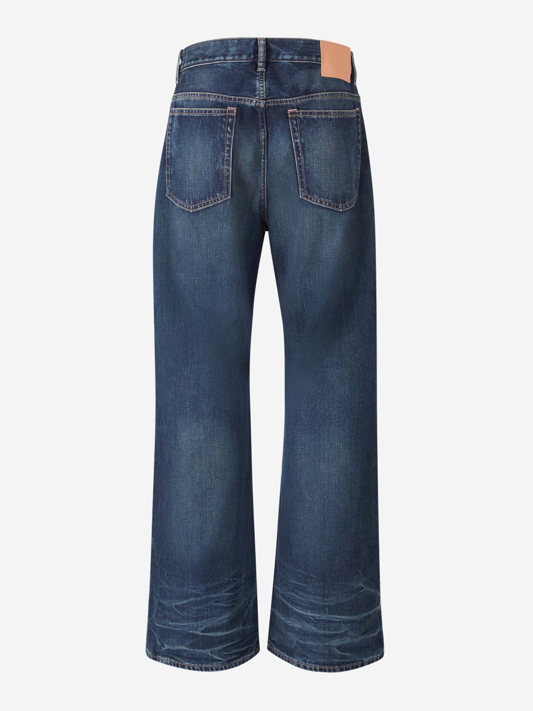 Wide Leg Jeans Acne Raw Denim ACNE STUDIOS Acne Studios Super