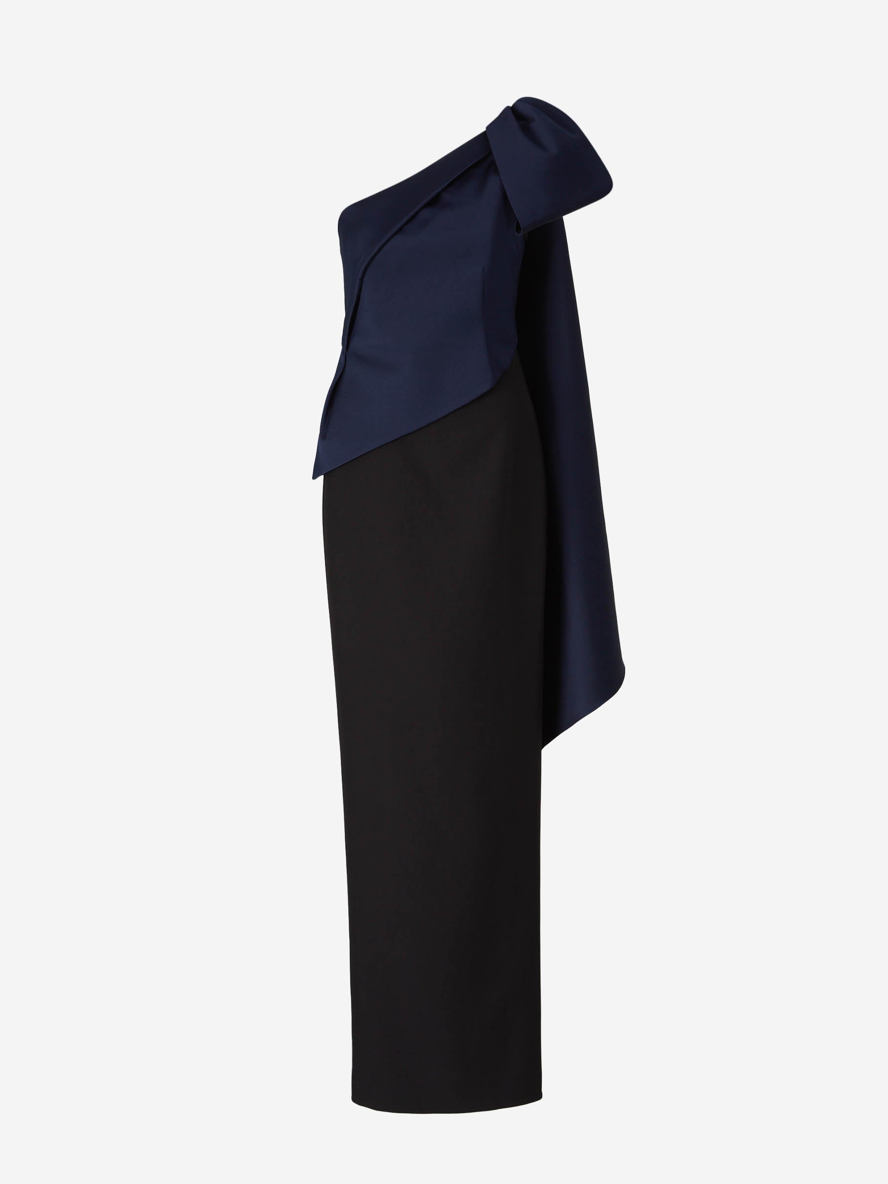 Roland Mouret Mujer Barcelona Vestido Maxi Crepé color Azul Marino sku 721-000352 01 - Foto 1