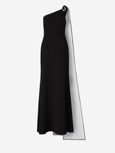 Roland Mouret Mujer Barcelona Vestido Maxi Cady color Negro sku 721-000360 01 - Foto 1