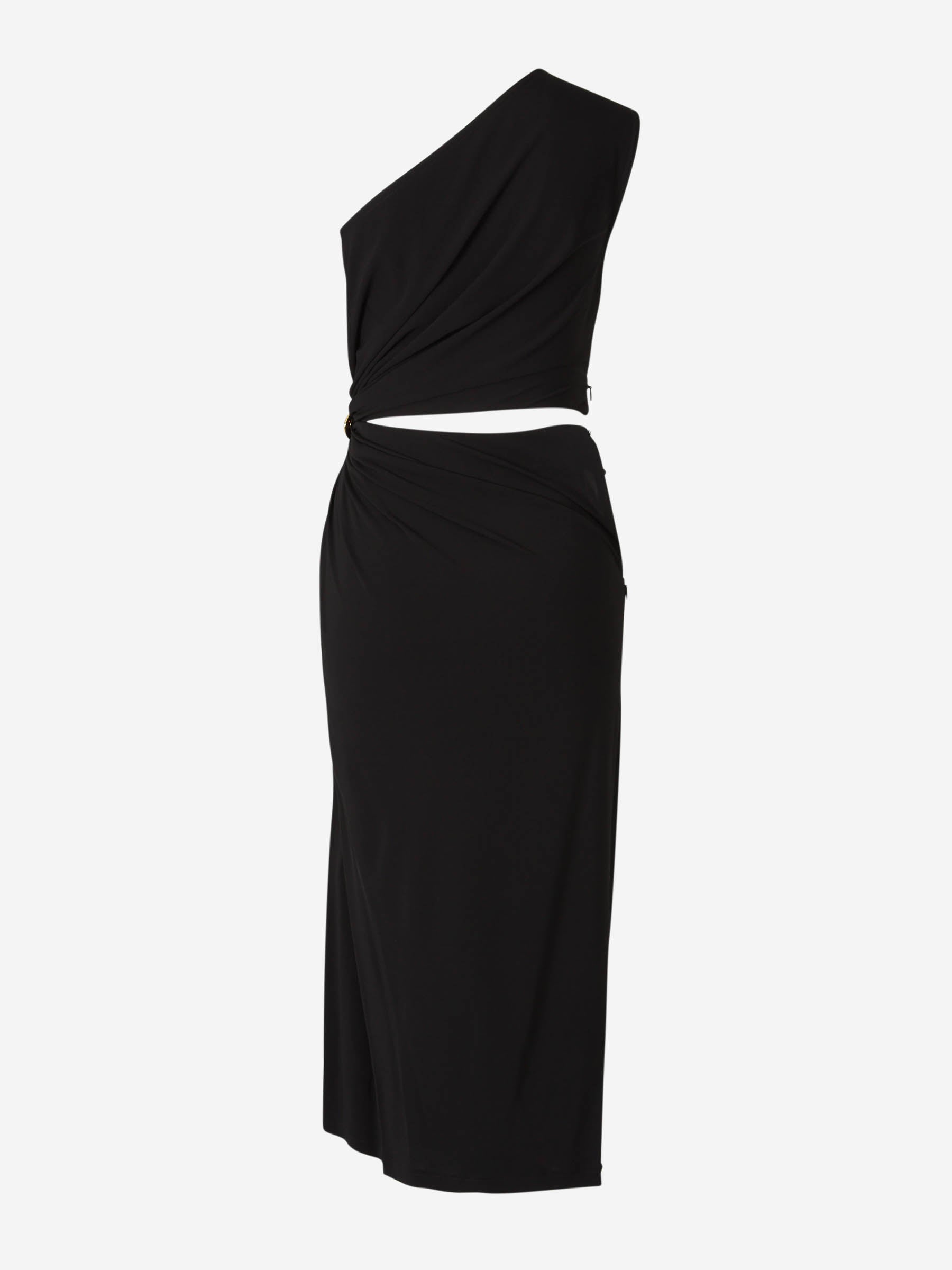 Bottega Veneta Bottega Veneta Viscose and Crepe Midi Dress in Barcelona or Shop Online Mujer 721-000376 01 Bottega Veneta Bottega Veneta Viscose and Crepe Midi Dress in Barcelona or Shop Online Mujer 721-000376 01