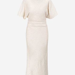 Staud Mujer Barcelona Vestido Midi Amelie color Taupe sku 721-000450 01 - Foto 1